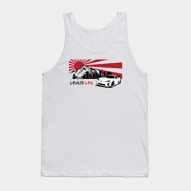 Lexus LFA, JDM Car Tank Top by T-JD